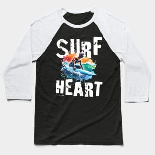 Surf heart Baseball T-Shirt